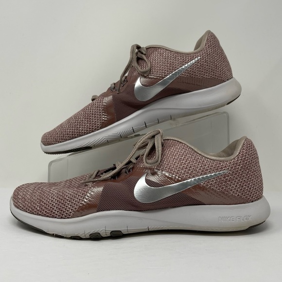 Nike Flex Trainer 8 Shoes‎ Womens 10 Pink Smokey Mauve 924340-200 Running Shoes - Picture 7 of 12